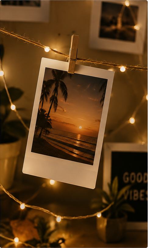 Polaroids with Lights